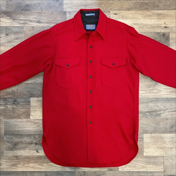 VTG | Pendleton | Outdoors Man Pure Virgin Wool Field Shirt - Picture 2 of 10